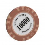 5 stuk Professionele Upscale Klei Casino Texas Poker Chips 14G waarde 10000